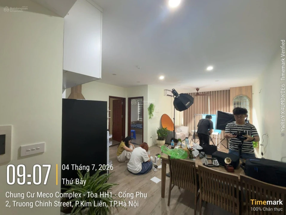 Miễn TG. Cho thuê căn hộ 2 phòng ngủ chung cư Meco ngõ 102 Trường Chinh gần Đại học Y - Ảnh 1