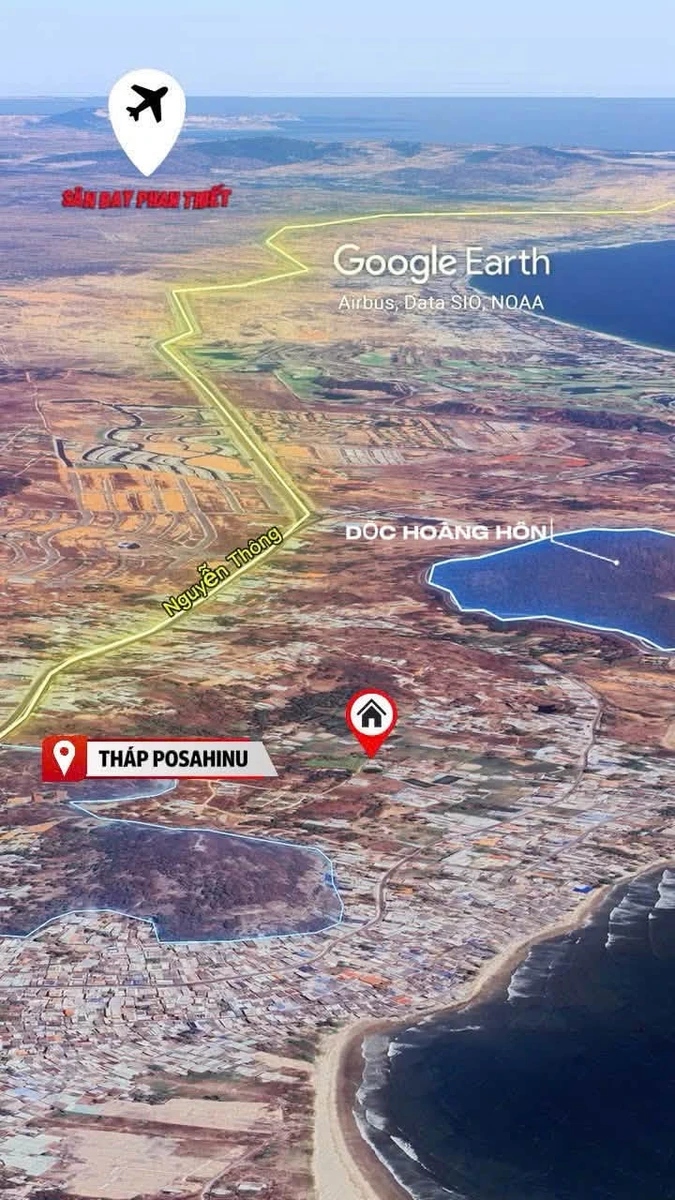 Bán đất view biển Phú Thuỷ, Lâm Đồng, 605m2, 2.8 tỷ - Ảnh thu nhỏ 2