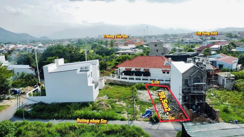 Bán đất dân cắt 98.5m2 xã Diên Toàn Khánh Hòa 1 tỷ 580 triệu