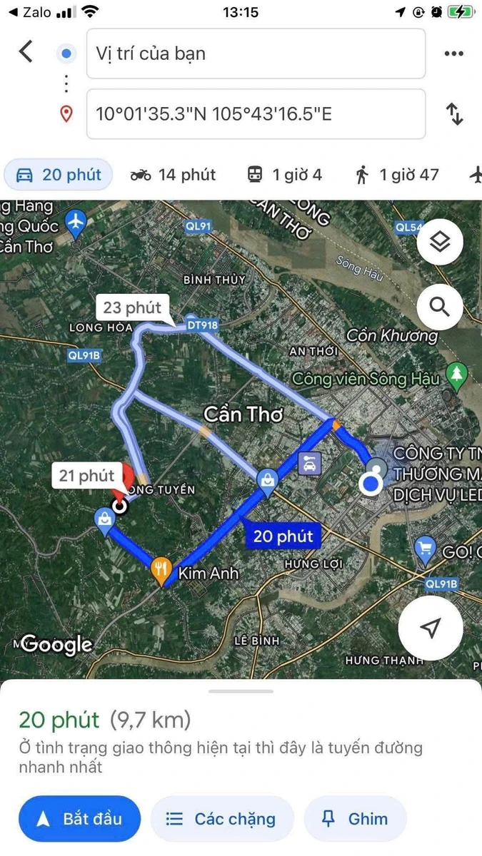 Bán đất mặt tiền Bùi Hữu Nghĩa 858,7m2, Bình Thủy, Cần Thơ, giá 10 tỷ - Ảnh thu nhỏ 3