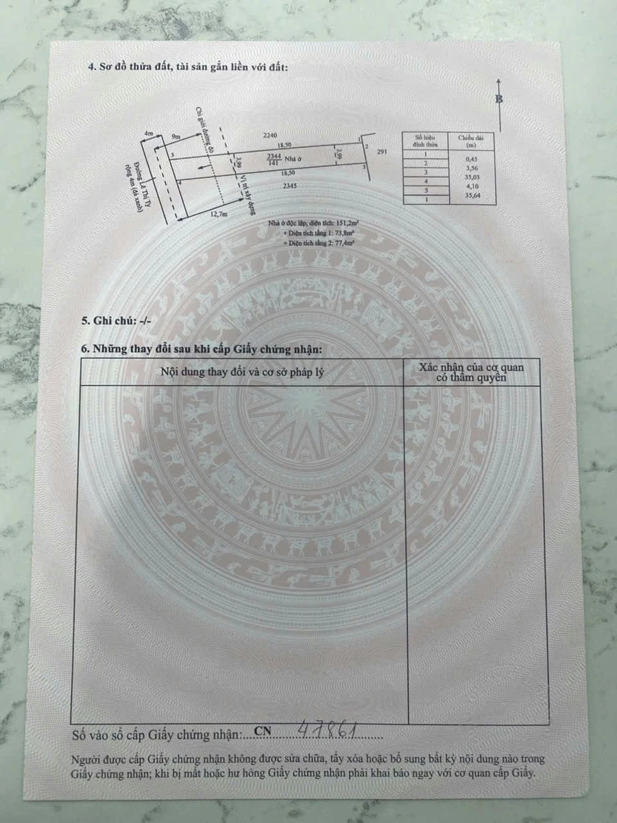 Bán nhà mặt tiền Lê Thị Ty 4x33m, 3PN full nội thất Long An - Ảnh thu nhỏ 3