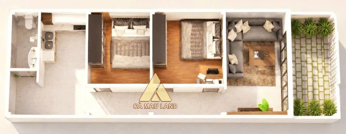 Bán nhà riêng 2 PN, 66m² - 1,5 tỷ tại Cà Mau - Ảnh thu nhỏ 3
