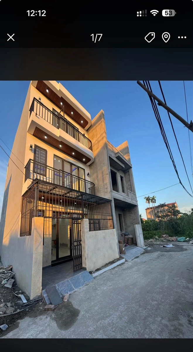 Nhà 3 tầng 52m² 1 phòng ngủ An Dương, Hải Phòng 1 tỷ 860 triệu - Ảnh 1