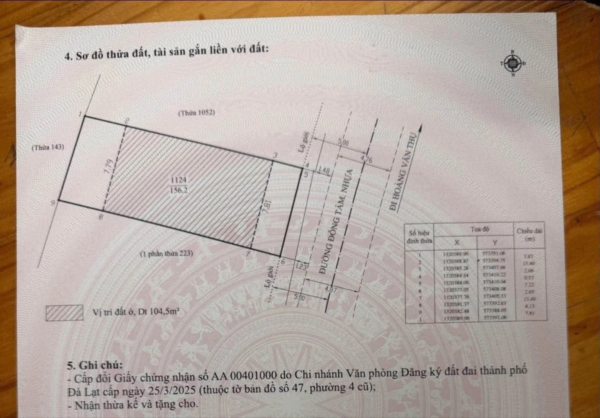 Bán nhà mặt tiền kinh doanh 156.2m2 Đà Lạt - Ảnh 1