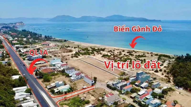 Bán lô đất góc 2 mặt tiền 120m² gần biển Xuân Đài Phú Yên
