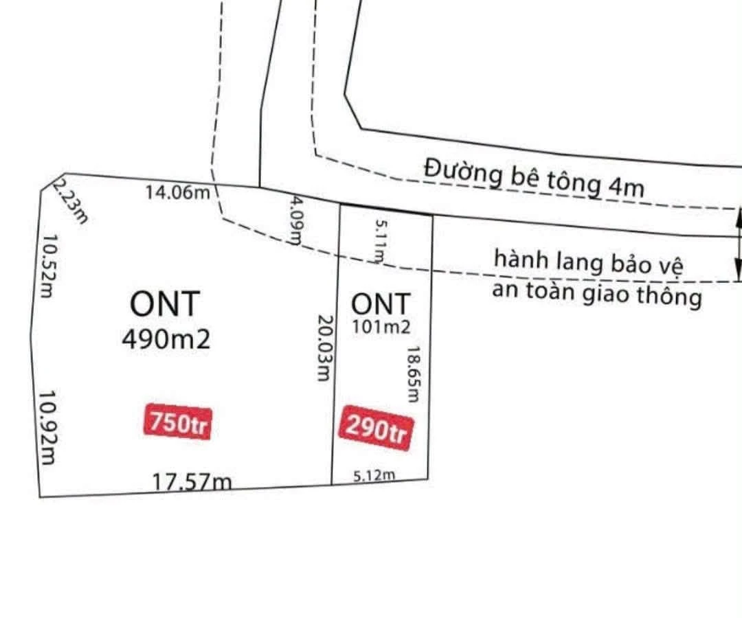 Bán đất thổ cư 490m² giá 750 triệu Đức Tân Tân Trụ - Ảnh thu nhỏ 5