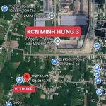Bán đất xây trọ 309.6m2 mặt tiền đường Minh Hưng 780 triệu - Ảnh thu nhỏ 1