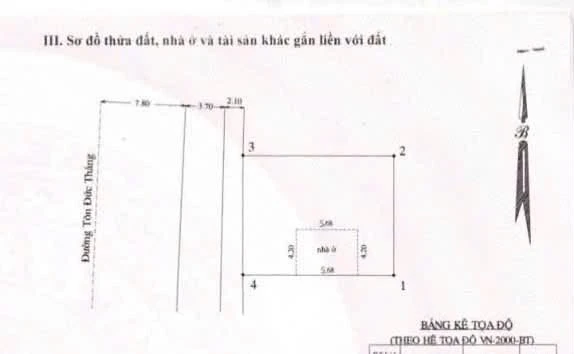Bán đất mặt tiền Tôn Đức Thắng Phan Thiết 191,7m²