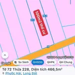 Bán đất làm nhà vườn 466m² Phước Hải Bà Rịa Vũng Tàu - Ảnh thu nhỏ 1