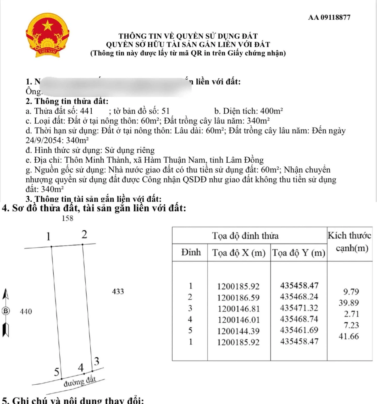 Bán đất mặt tiền Hàm Minh Bình Thuận 60m2 - Ảnh 1