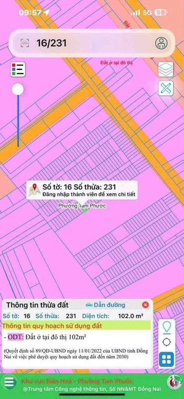 Bán đất thổ cư 100m² sổ riêng ở Tấm Phước, Đồng Nai - 820 triệu
