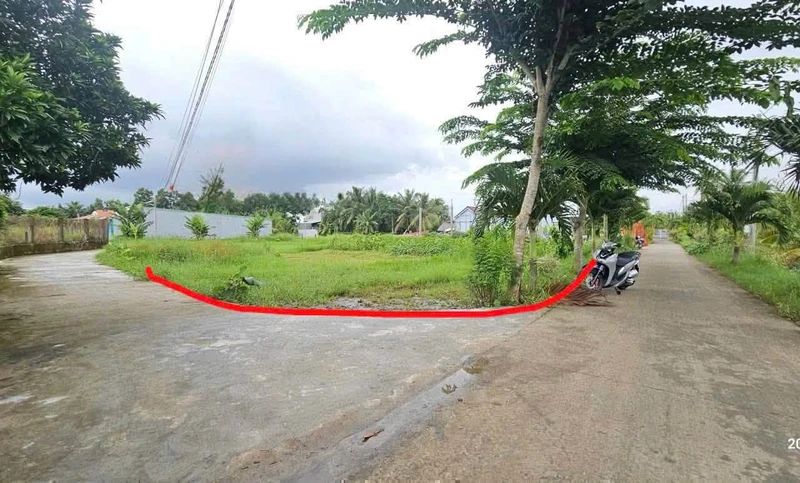Bán lô đất 2 mặt tiền 190m² Hòa Phú, Châu Thành, Long An