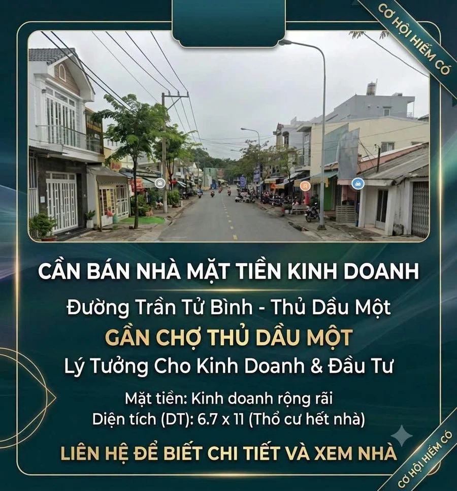 Bán đất mặt tiền Trần Tử Bình 73.7m² - 7 tỷ - Ảnh thu nhỏ 2