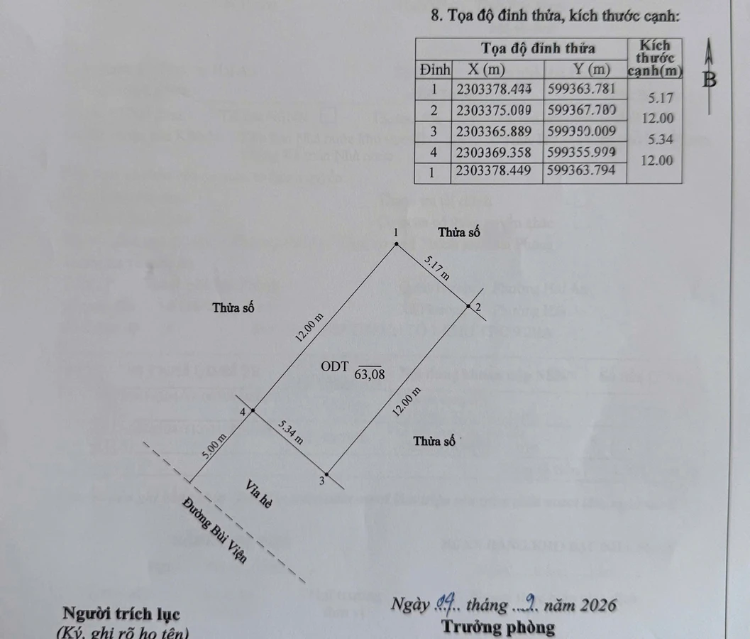 Bán lô đất 63m2 mặt đường Bùi Viện, Hải An - Ảnh thu nhỏ 2