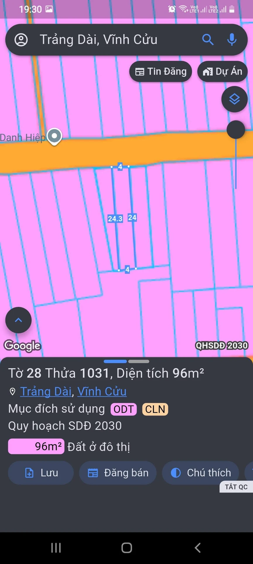Bán đất sổ riêng thổ cư 96m² Trảng Dài, Đồng Nai - Ảnh 1