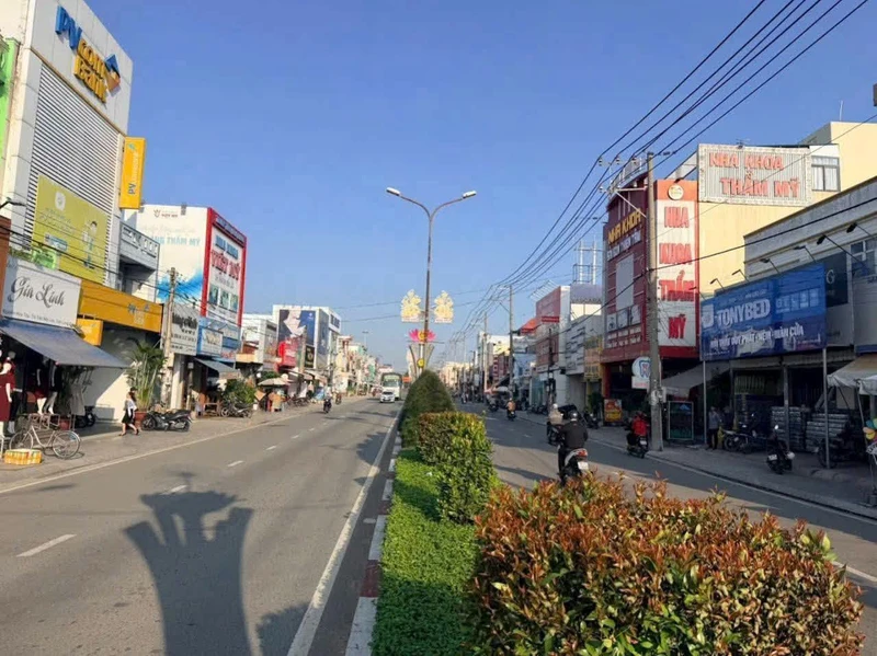 Bán đất nền 262m2 mặt tiền Nguyễn Hữu Thọ Bến Lức 25 tỷ