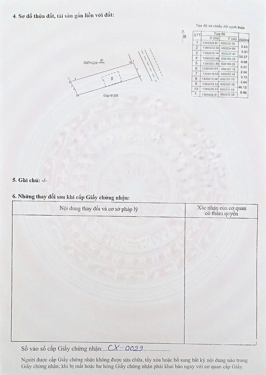 Bán đất mặt tiền Tỉnh Lộ 7 Bắc Ninh Hòa 585,5m2, 3,5 tỷ - Ảnh thu nhỏ 3