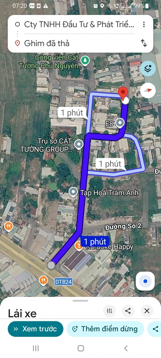 Bán đất 60.6m² Đức Hòa Long An sổ riêng 1 tỷ 350 triệu - Ảnh thu nhỏ 3