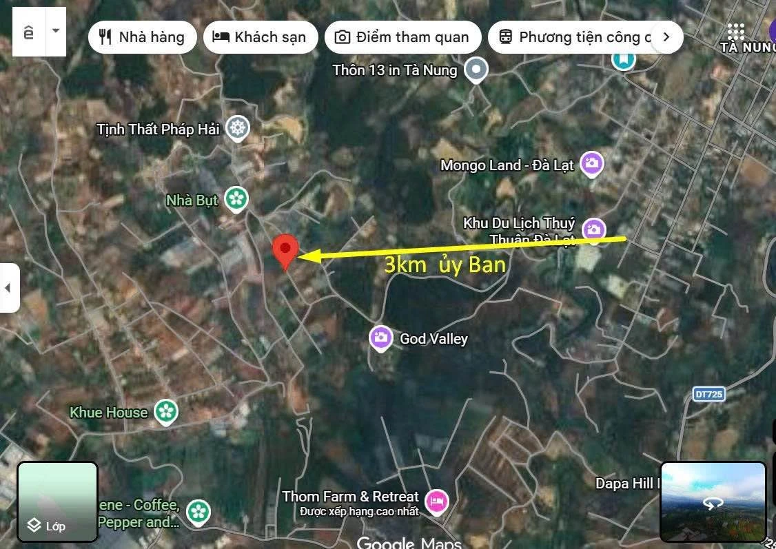 Bán đất 2.200m² view đẹp tại Tà Nung, Đà Lạt - Ảnh thu nhỏ 3