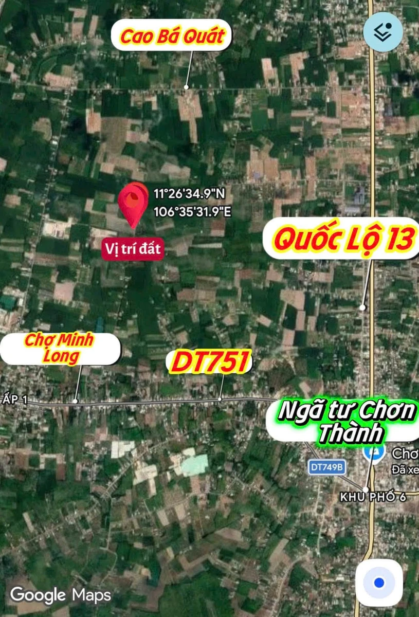 Bán đất 3900m2 mặt tiền đường số 7 Minh Long 1 tỷ 600 - Ảnh 1