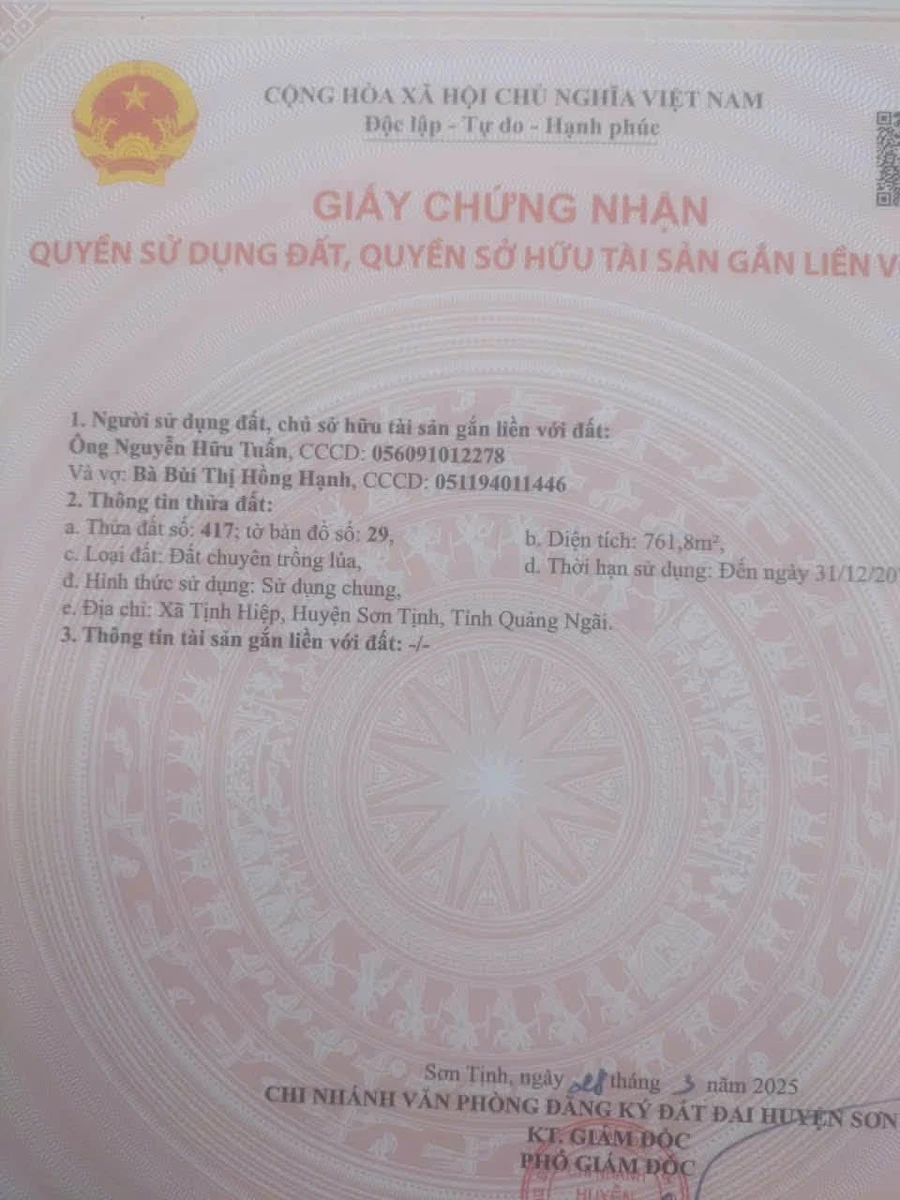 Bán đất Tinh Hiệp, Hóc Môn, 760m², 6 tỷ - Ảnh thu nhỏ 2