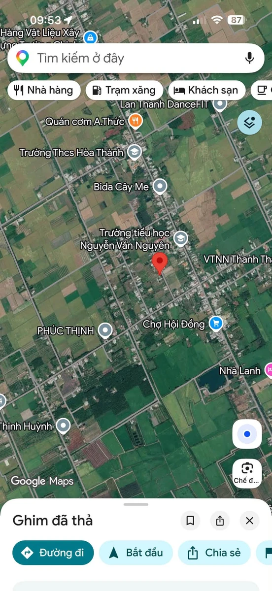 Bán đất nhà vườn 2200m2 (540m2 thổ cư) mặt tiền 15m, Bình Hòa Bắc, Đức Huệ, Long An - 1,8 tỷ - Ảnh 1