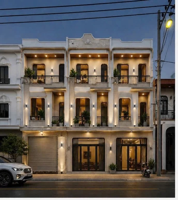 Bán nhà 4 tầng mặt đường 40m² gần chợ Hương, Hưng Đạo, Dương Kinh, Hải Phòng 636m