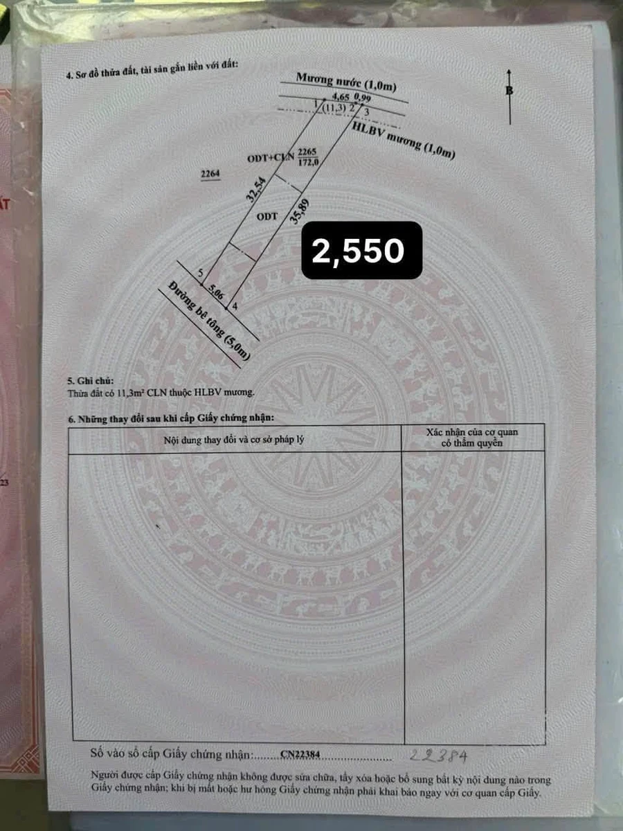 Bán đất Bình Dương 175m² giá 2 tỷ 400 - Ảnh thu nhỏ 5