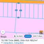 Bán đất Phường Trảng Bom 104m² sổ riêng 700 triệu - Ảnh thu nhỏ 1