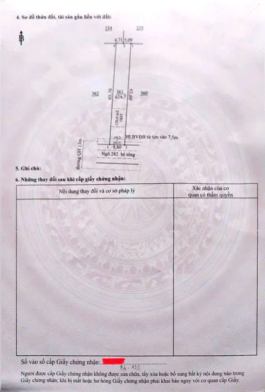 Bán lô đất 120m² Đồng Xoài, Bình Phước