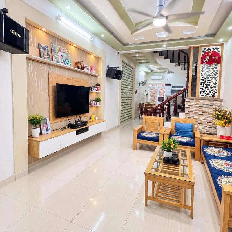 Bán nhà 4 tầng 4 phòng ngủ 63m2 Miếu Hai Xã Nhà Bè - Ảnh thu nhỏ 3