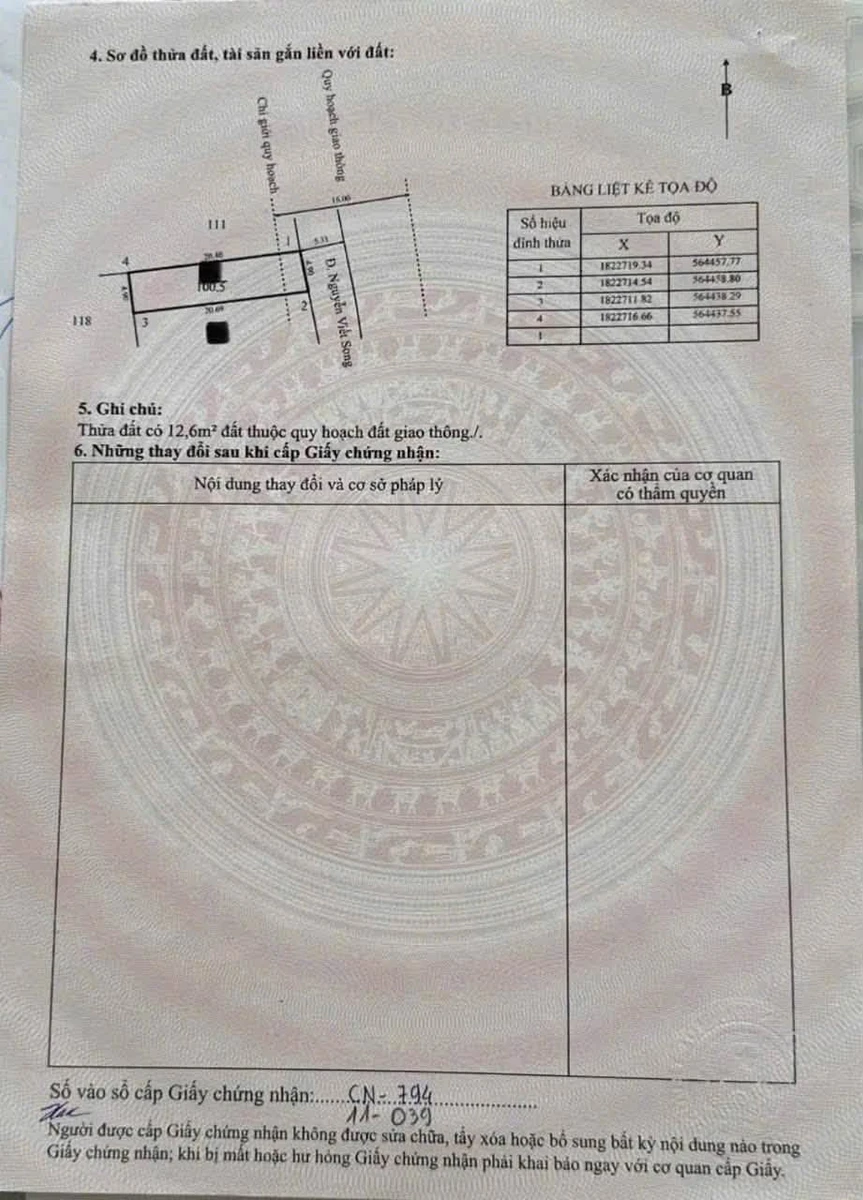 Bán mặt tiền Nguyễn Viết Song 100m2, gần Eco Garden - Ảnh thu nhỏ 2