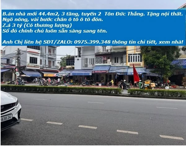Bán nhà mới 44.4m2, 3 tầng tuyến 2 Tôn Đức Thắng, Quận 7 - Ảnh 1