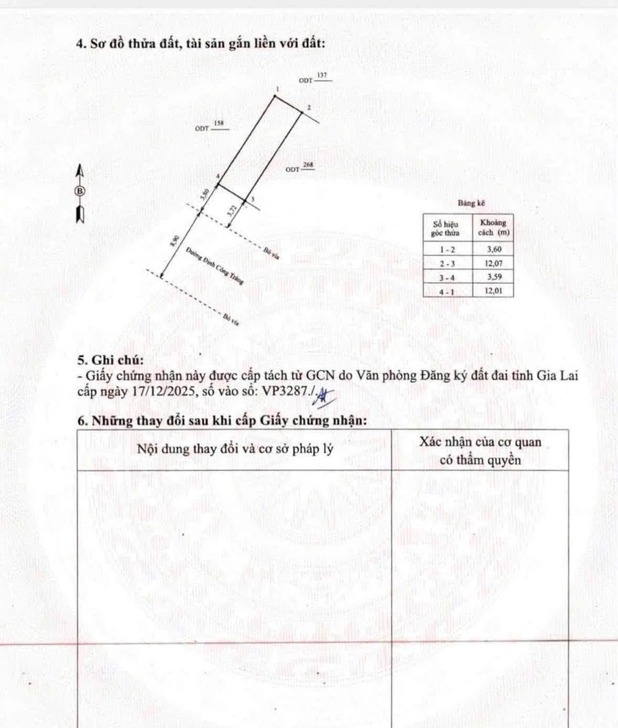 Bán đất mặt tiền Đinh Công Tráng 43.5m2 Quy Nhơn 4 tỷ - Ảnh thu nhỏ 2