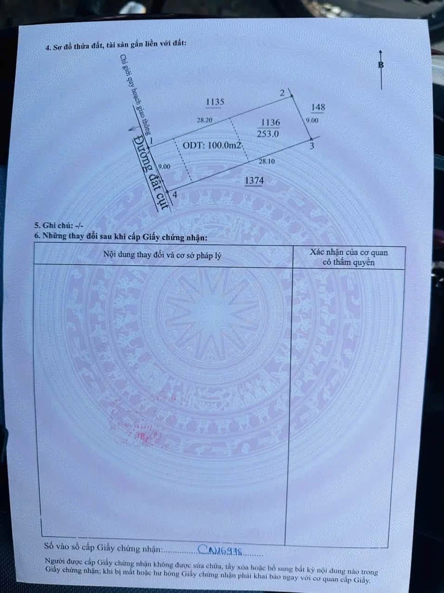 Bán đất nhánh DX07, Tân Vĩnh Hiệp, 252 m², 3.45 tỷ - Ảnh thu nhỏ 3