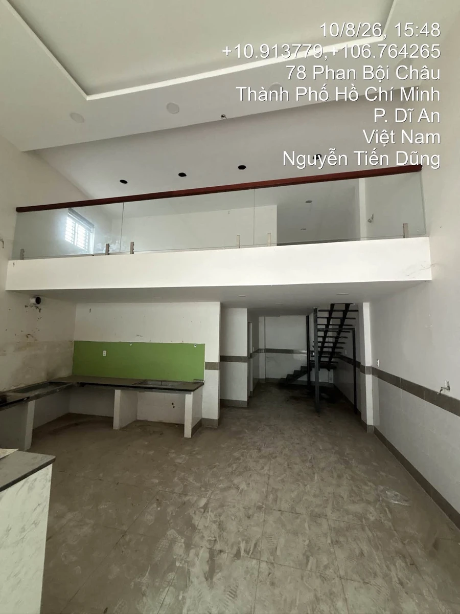 Bán nhà 2 mặt tiền Phan Bội Châu, Dĩ An, Bình Dương 100,7m² - Ảnh thu nhỏ 4
