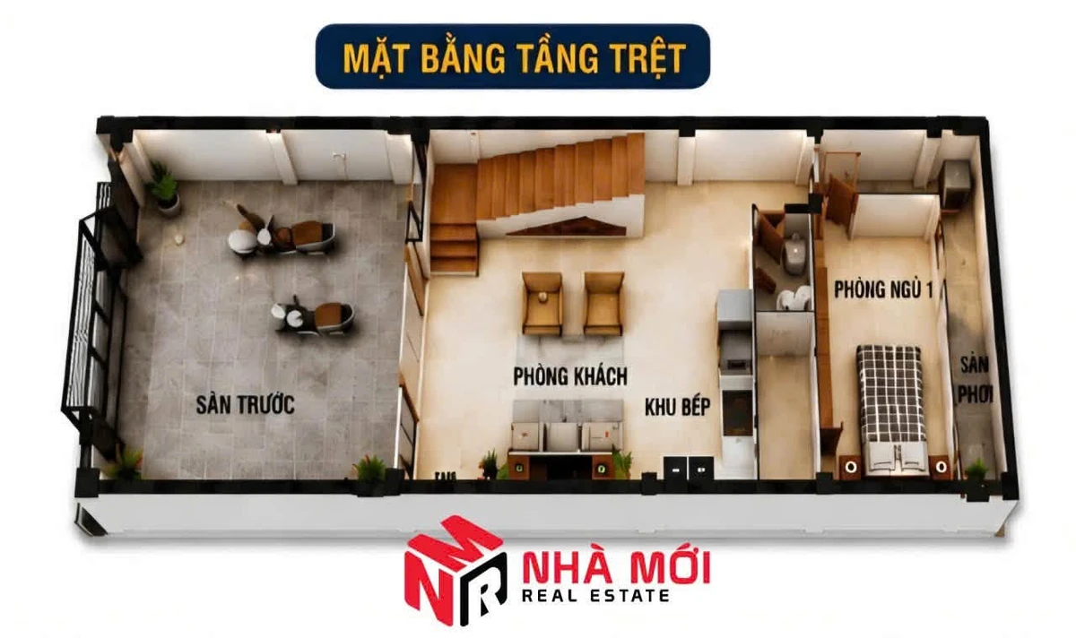 Bán nhà mới Cà Mau 94,5m² 2PN 2WC giá 2 tỷ 090 triệu - Ảnh thu nhỏ 3