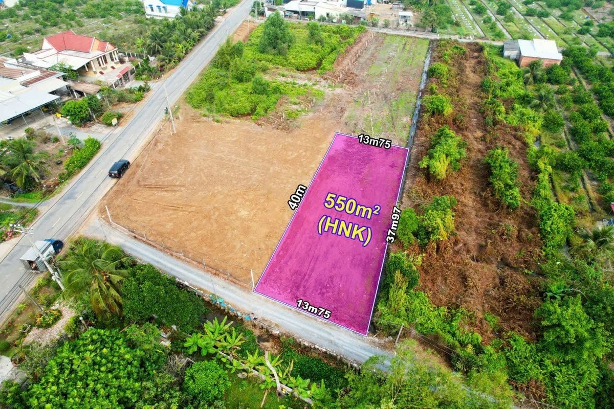 Bán đất 550m² Thạnh Hoà, Bến Lức, Long An 1 tỷ 50 triệu - Ảnh thu nhỏ 2