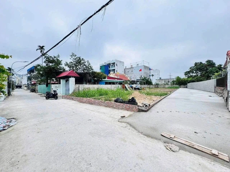 Bán 3 lô đất liền kề Trạm Bạc, An Dương, 55m²/lô, 1,1 tỷ