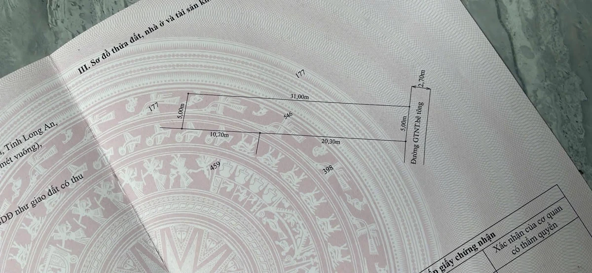 Bán đất thổ cư Vĩnh Xuân A, Châu Thành 150m² 380 triệu - Ảnh thu nhỏ 2