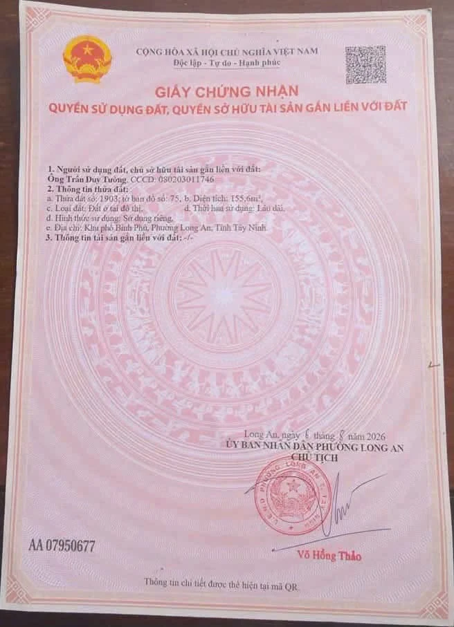 Bán đất thổ cư 150m² hẻm Đặng Văn Truyện, Tân An, Long An - Ảnh thu nhỏ 4
