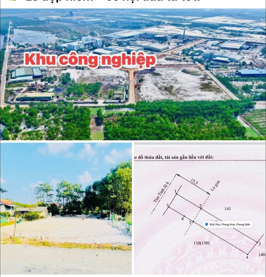Bán 2 lô đất mặt tiền Tỉnh Lộ 6, 226m², 499 triệu - Ảnh 1