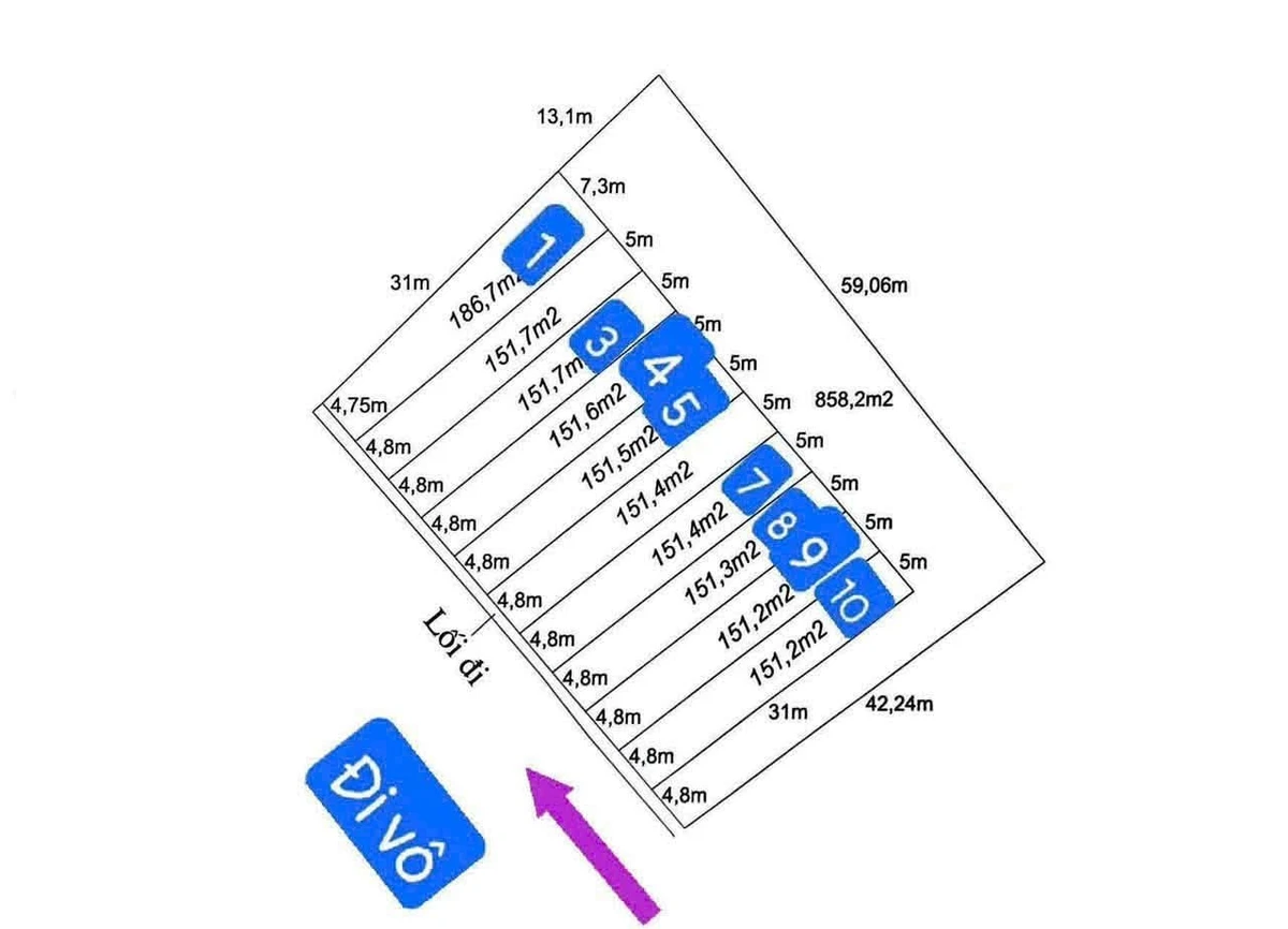 Bán đất 150m² Mỹ Lộc, Cần Giuộc, Long An, giá 750 triệu - Ảnh thu nhỏ 2