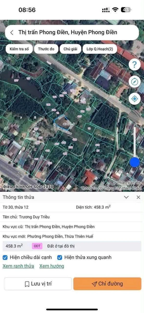 Bán đất trồng cây 500m² Phong Điền Huế 89 triệu - Ảnh thu nhỏ 2