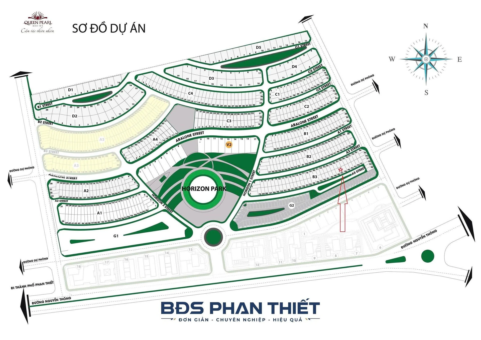Bán đất nền Queen Pearl view biển 100m2, Phần Thiết - Ảnh 1