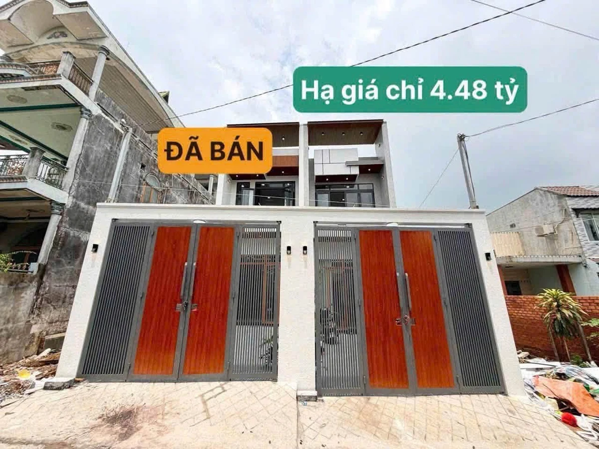 Bán nhà phố 3PN 100m² Phường Hố Nai 4 tỷ 480 triệu - Ảnh 1