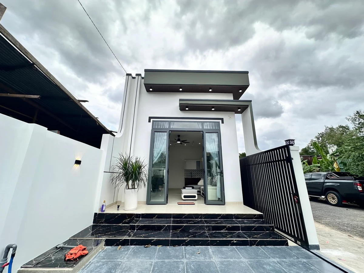 Nhà sân vườn 2 mặt tiền 142,5m² Long Hoa, Tây Ninh 1,45 tỷ - Ảnh 1