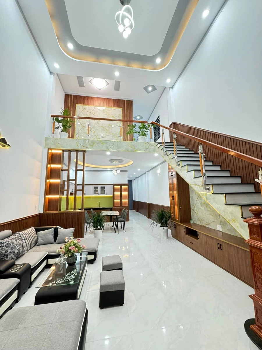 Bán nhà gác lửng 100m2, 3PN cầu Bạch Đằng 2 - Ảnh thu nhỏ 2