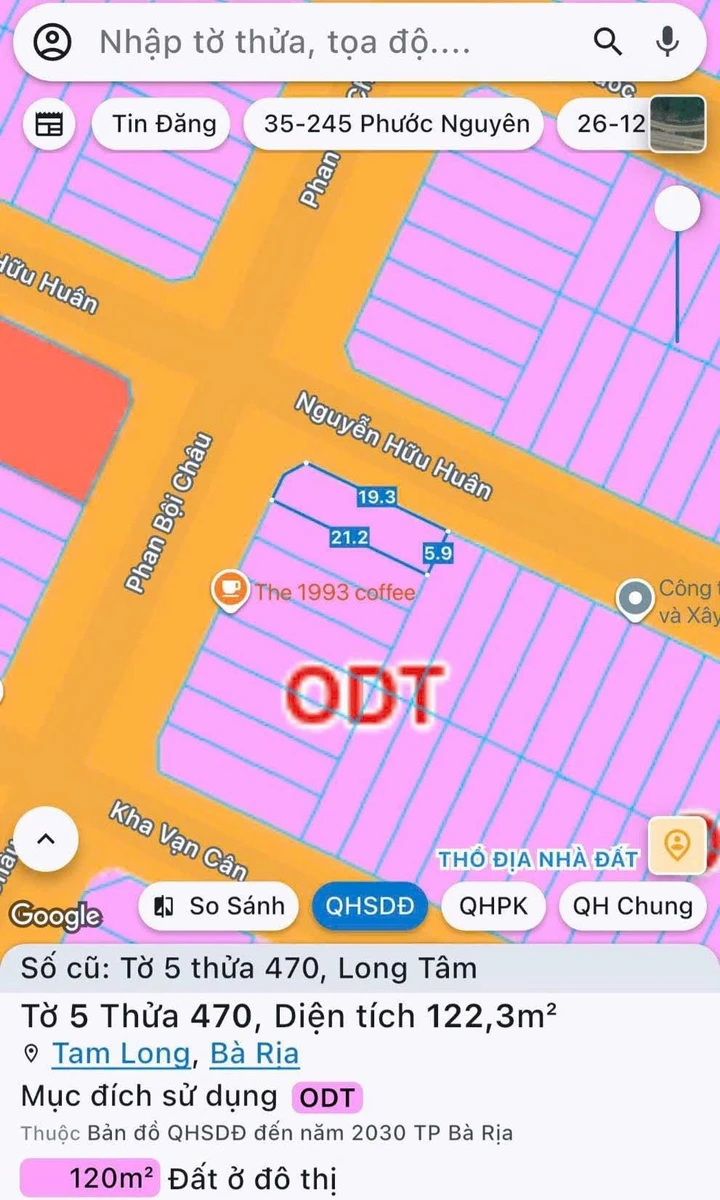 Bán lô góc 2 mặt tiền kinh doanh 122m² Gò Cát, Bà Rịa - Ảnh thu nhỏ 4