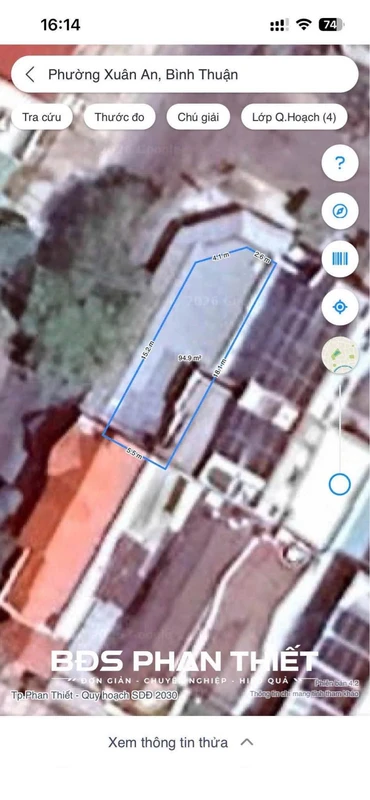 Bán nhà cấp 4 lô góc 2 mặt tiền 104.8m2 Phan Thiết, 4.2 tỷ